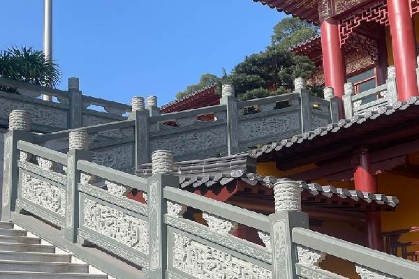 大连仿古石栏杆生产厂家 工程案例二